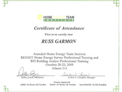 Home Inspection Certificates
